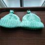 2 Hand Knitted Newborn Hats Image 2