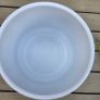 Brand new White Ribbed Ceramic Plant pot Dia 16cm H16cm Image 4