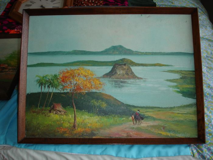 Oil on Canvas by  philipino artist Victor Cabisada