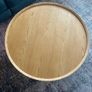 Stunning Meadows & Byrne oak circular coffee table. Image 2