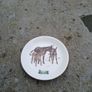 Vintage Porcelain Donkey Small Plate Image 5