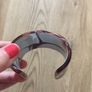 Vintage acrylic cuff bracelet Image 4