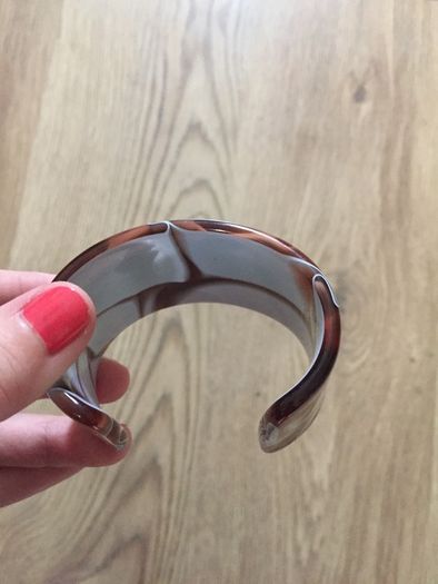 Vintage acrylic cuff bracelet