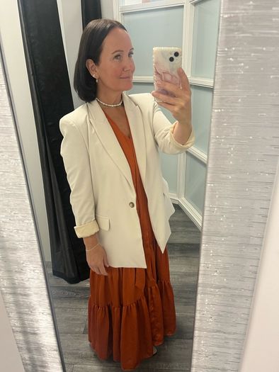 tiered maxi dress