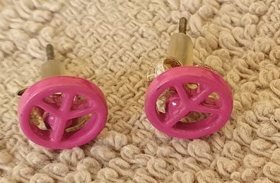New - A Cute Pair of Pink Stud Earrings - Claire's - See Pics - #