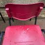 4 x Sturdy Stackable Plastic/ Metal Chairs Image 7
