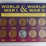 1914-1945 Word War I + World War Ii Penny Collection In Acrylic Display. Image 2