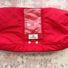 Chubby Papa Red Pram Stroller Handmuff Hand warmers