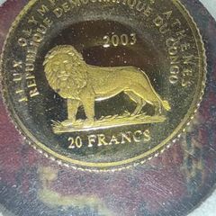 gold coin Congo