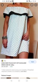 Zara Bardot dress