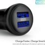 Car Charger USB Car Cigarette Lighter 24W Adapter with Total 5V 4.8A Output and Two Guiding LED Lights for iPhone XS/XR/XS Max, Galaxy S9/S8, iPad Pro, and Android Devices Image 6