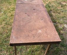 Vintage pasting table