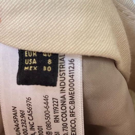 Massimo Dutti Wide Leg Wool Cargo Trousers
