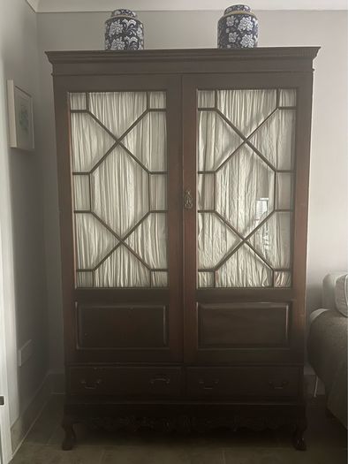 Edwardian mahogany armoire