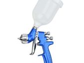 BRAND NEW EU US Stock HVLP Spray Gun Painting Varnishes for Painting Control 1.3mm Gravity Feed Paint Gun with 600milliliter Plastic Cup