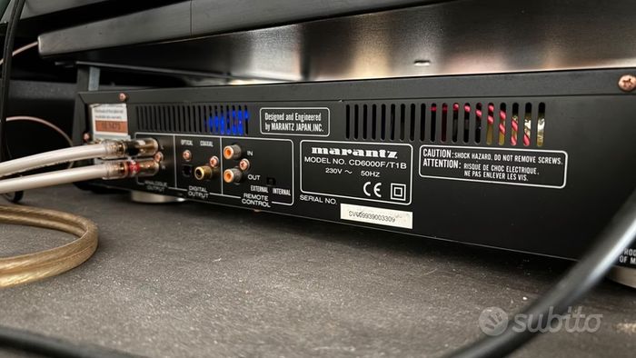 Legendary Marantz Audiophile Grade CD6000 Special Edition CD player