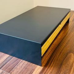 IKEA Eloven Monitor Stand with Bamboo Drawer - Black - 2 items available