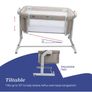Chicco Next2Me Bedside Crib :Beige, Rocking, Height Adjustable Image 6