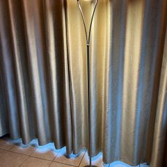 Crome Silver Floor Lamp