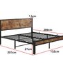 King Size Bed Frame Metal Platform Bed Frame Image 8