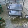 3 Tier stainless steel trolley Image 4