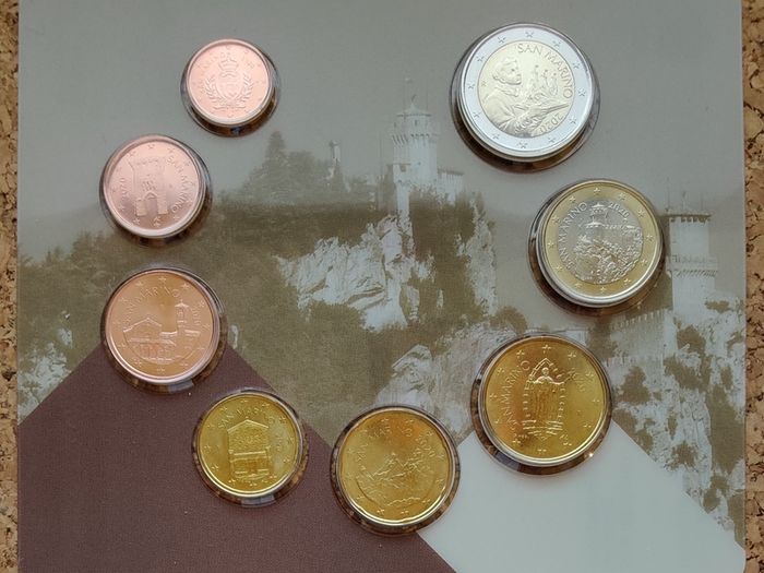 San Marino Brilliant Uncirculated Euro Coin Set 2020