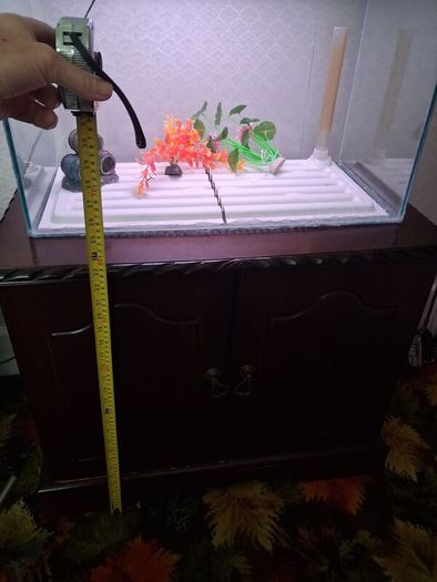 Fish Tank and Cabinet