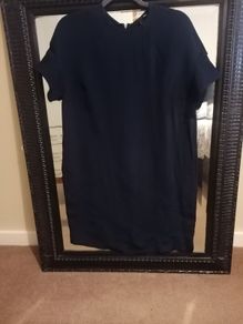 beautiful new designer cos navy dress