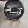 Maine Island Rocks Sterling Silver Beach Pebble Statement Ring STER Size P / 18.1mm Image 4