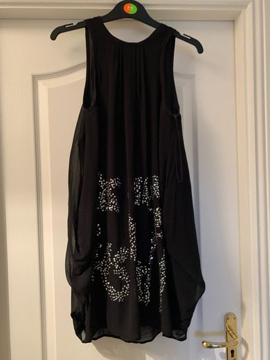 Savida black sparkle top