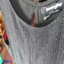 Midi black dress shimmery Image 5