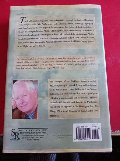 Alphie McCourt/ A Long Stone's Throw/ A memoir/ 2008/ 1st edition