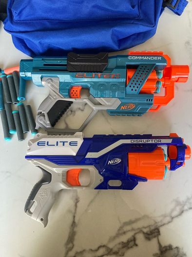 Nerf Bag/Nerf Elite 2.0 Commander/Nerf Elite Disruptor/Extra Nerf Darts