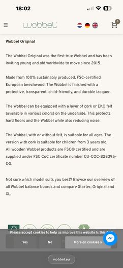 Wobbel original wobble board