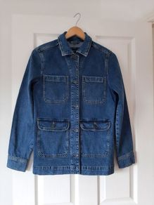 denim long jacket