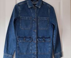 denim long jacket