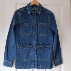 denim long jacket