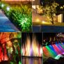 15W RGB Lights Led Floodlight 16 Colors 4 Modes Remote Control Christmas Lights IP66 Waterproof Color Changing Light Outdoor Decoration for Halloween Birthday Party Easter Strobe Garden Pond Image 3