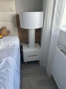 Modern Tall Table Lamp 77cm Ceramic EZLiving