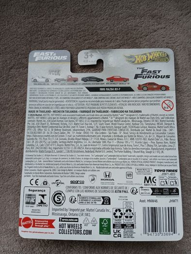 Chase! Hot Wheels 1995 Mazda RX7 Chrome Red 2026 Fast & Furious 25Th Anniversary