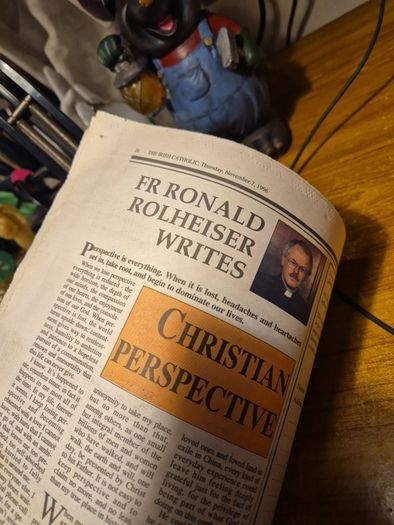 Vintage 1996 The Irish Catholic November 7