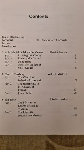 Church Of Ireland. A Parish Aduld Education Handbook. By Patrick Semple. 1987. Paperback In Fair Condition. See Photos For Same.33.