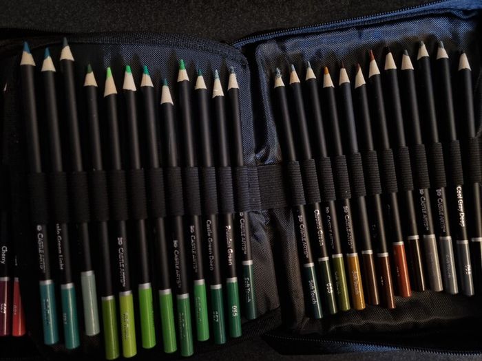 Art material colour pencils