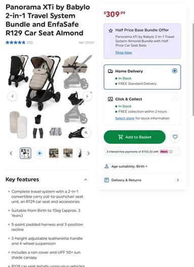2 in 1 travel system