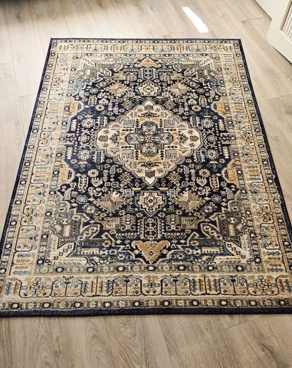 Navy rug - 220cm x 160cm