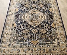 Navy rug - 220cm x 160cm
