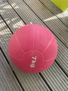 Exercise Ball / Sand Ball 7kg and 9 kg like new.