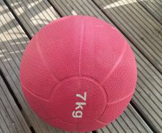 Exercise Ball / Sand Ball 7kg and 9 kg like new.