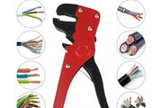 Plastic Steel Portable Multifunctional Duckbill Wire Strippers, Reset Spring Cable Crimper Convenient Cutters Practical Tool