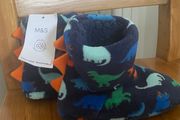 BRAND NEW navy dino slipper boots UK12